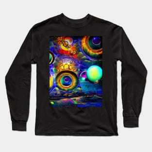 abstract circles Long Sleeve T-Shirt